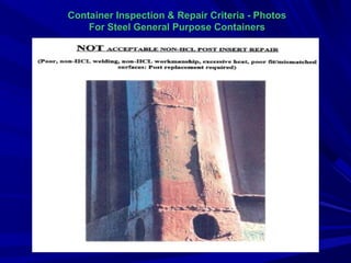 Container damages | PPT