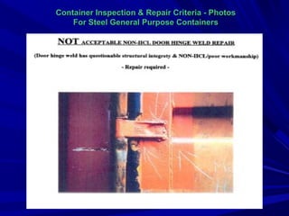 Container damages | PPT
