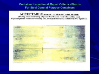 Container damages | PPT