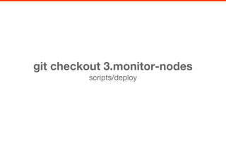 git checkout 3.monitor-nodes
scripts/deploy
 