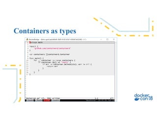 Containers as types
 