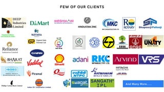 FEW OF OUR CLIENTS
And Many More.....
 