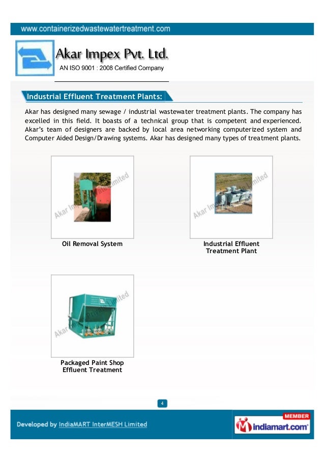 Akar Impex Private Limited, Noida,Wastewater Treatment Solutions