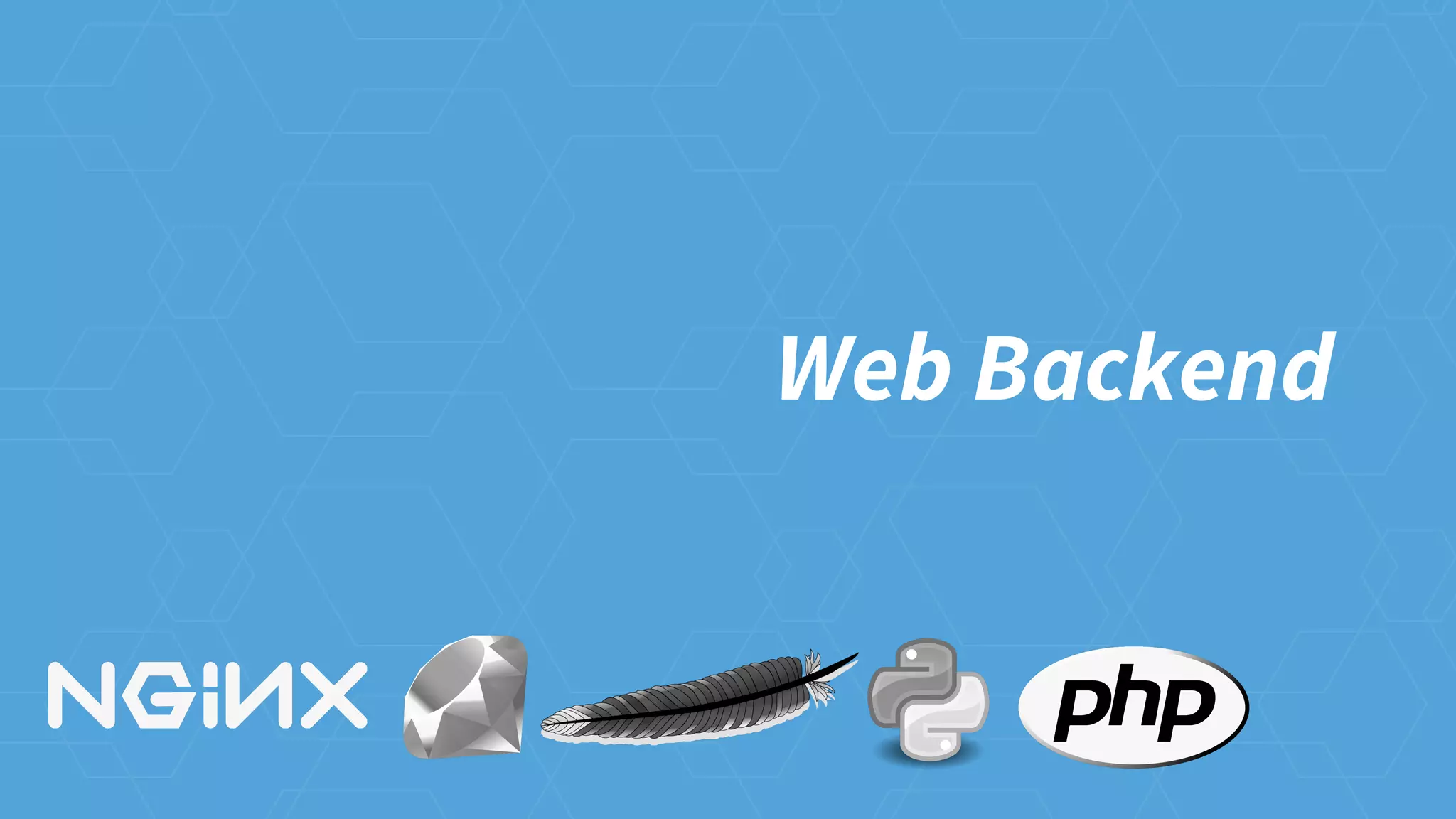 Web Backend
 