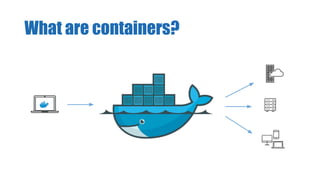 What are containers?
 