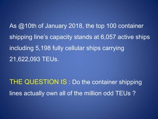 Top 100 Container Shipping Line Container ownership | PPT