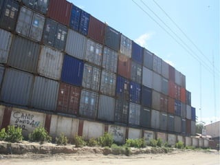 Picture of shipping containers
 
