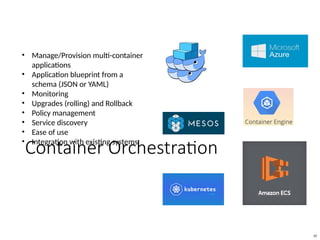 containers-in-cloud introduction to ppts | PPTX