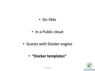 Containers and CloudStack | PPTX