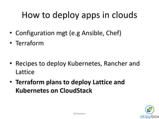 Containers and CloudStack | PPTX