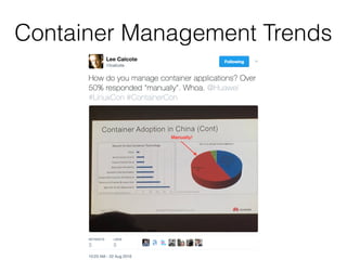 Container Management Trends
 