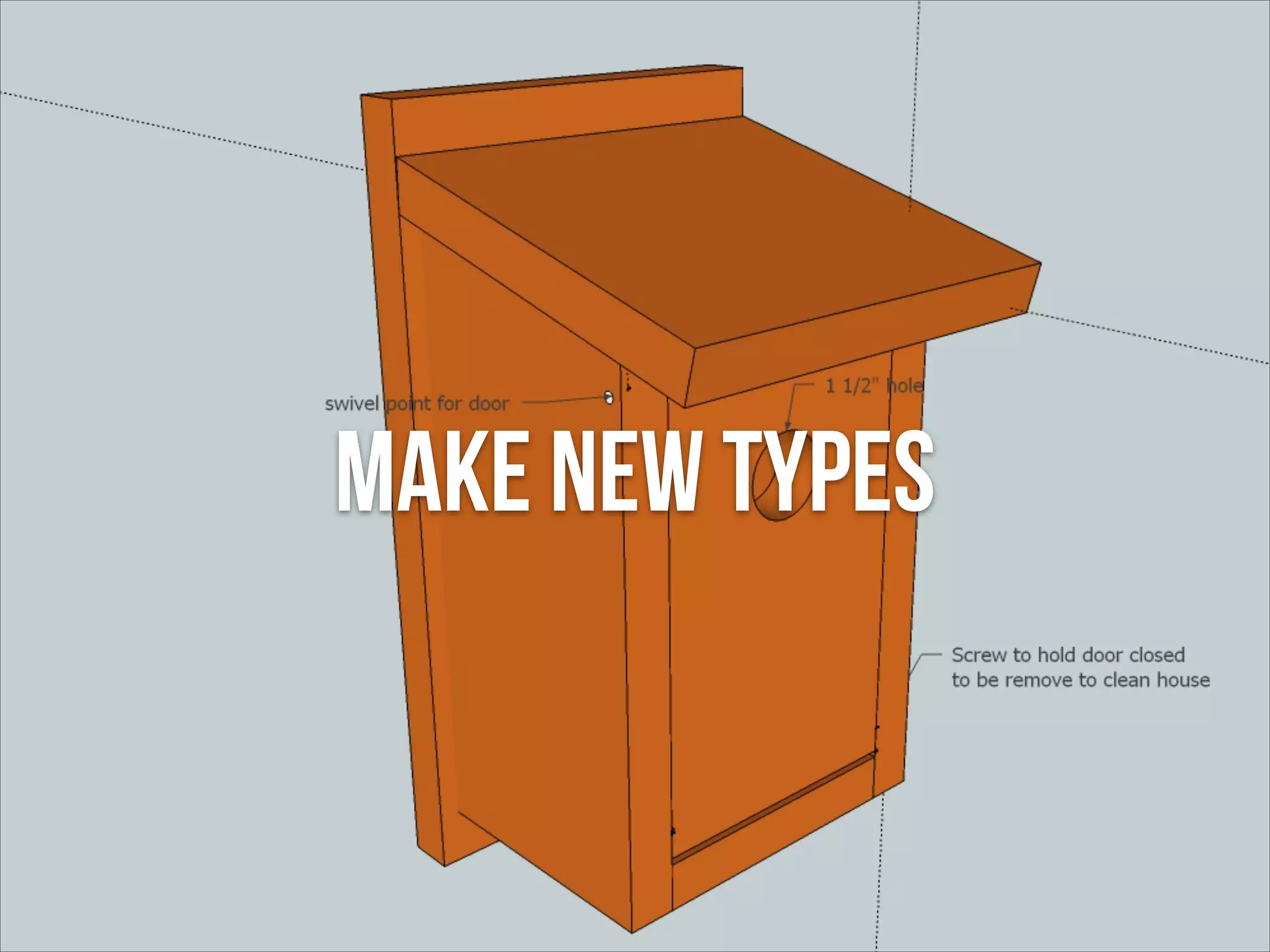 make new types

 