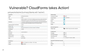26
Vulnerable? CloudForms takes Action!
 