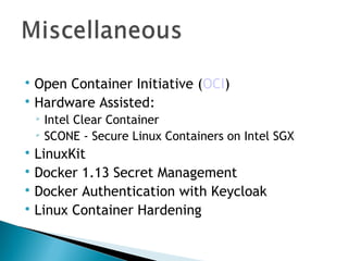 What You Should Know About Container Security | PPT