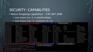 Docker Container Security | PPTX