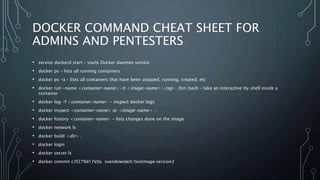 Docker Container Security | PPTX