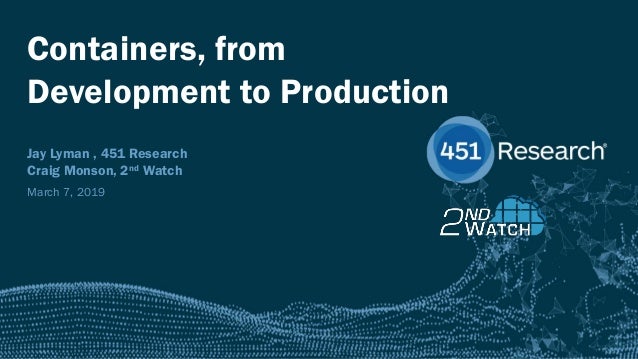 Containers From Development To Production