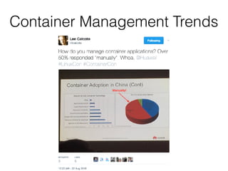 Container Management Trends
 