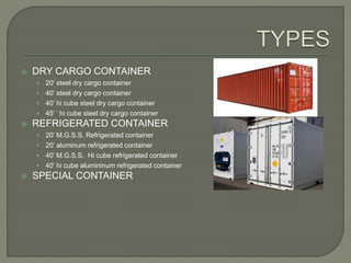 Containers-modular construction technology | PPTX