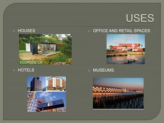 Containers Modular Construction Technology Pptx