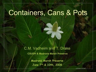 Containers pails & pots 2008 | PPT