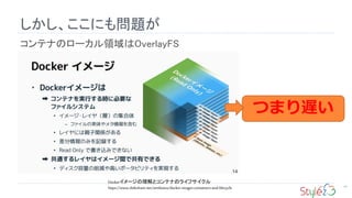 ˤ↖}
14
ƥʤΥ`IOverlayFS
ĤޤW
Docker`ȥƥʤΥ饤ե
/zembutsu/docker-images-containers-and-lifecycle
 
