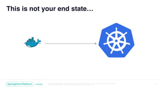 Unless otherwise indicated, these slides are © 2013-2018 Pivotal Software, Inc. and licensed under a Creative Commons
Attribution-NonCommercial license: http://creativecommons.org/licenses/by-nc/3.0/
This is not your end state…
4
 