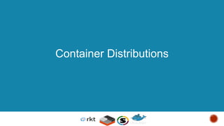 © 2013-2016 Docker, Inc. All rights reserved
Container Distributions
 