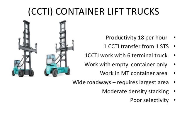 Container terminal handling equipment