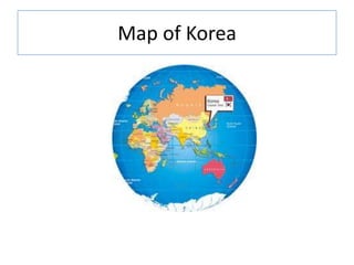 Map of Korea
 