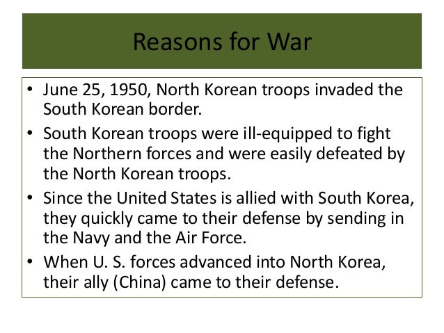 reasons for war