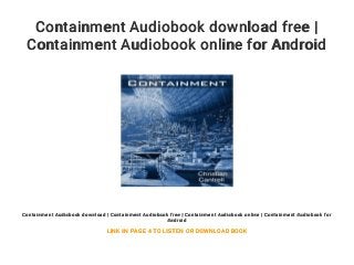 download free containment breach download free containment breach