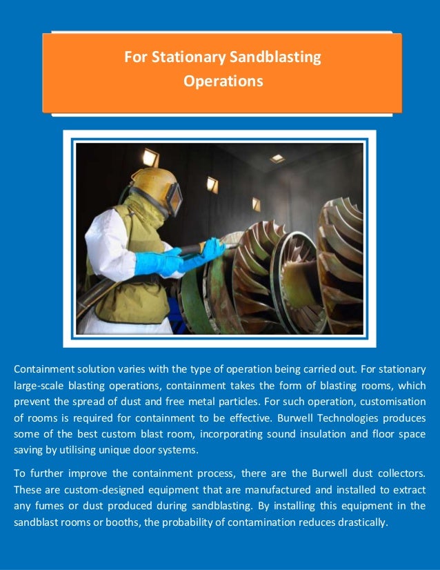 Containment Solutions for Sandblasting Operations