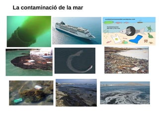 La contaminació de la mar
 
