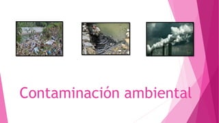 Contaminación ambiental
 