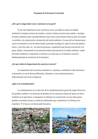 Contaminación ambiental causada por el mal manejo de basuras y residuos ...