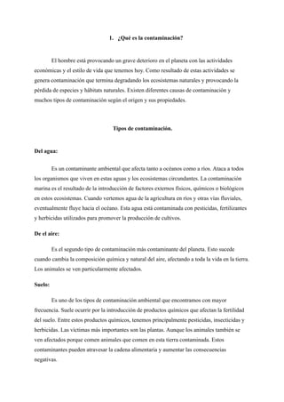 Contaminación ambiental causada por el mal manejo de basuras y residuos ...