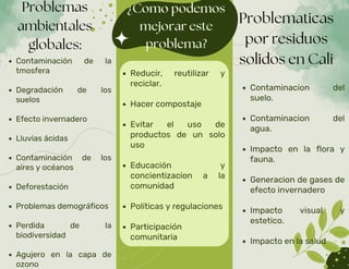 CONTAMINACIÓN AMBIENTAL CAUSADA POR EL MAL MANEJO DE BASURAS Y RESIDUOS ...