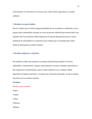 Contaminación ambiental causada por el mal manejo de basuras y residuos ...