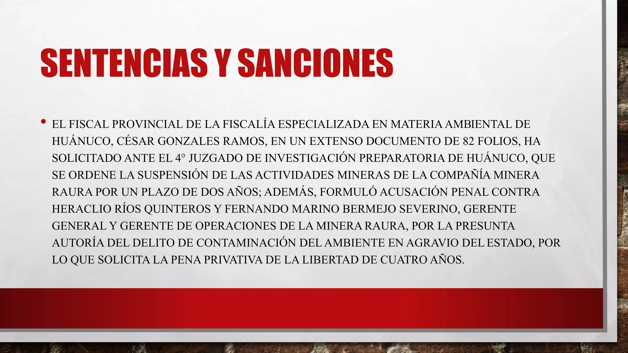 Contaminación ambiental en cia minera raura.pptx