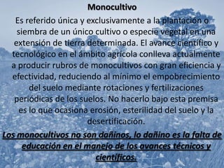 Cambios en la composición florística