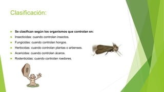 trabajo de la contaminacion por plaguicidas | PPTX