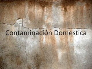 Contaminación Domestica
 