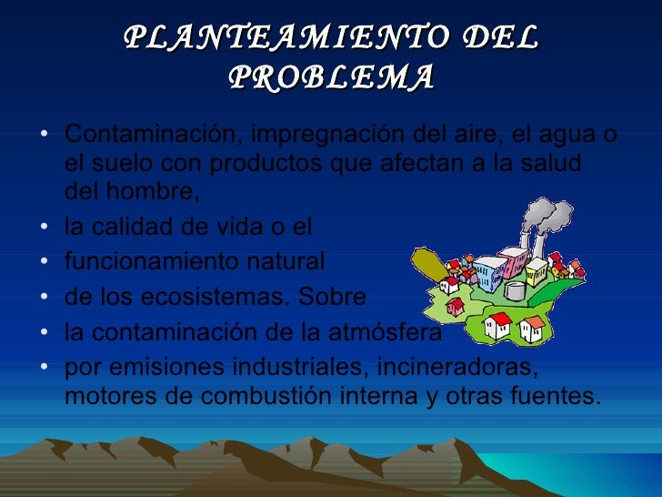 tipos de contaminacion