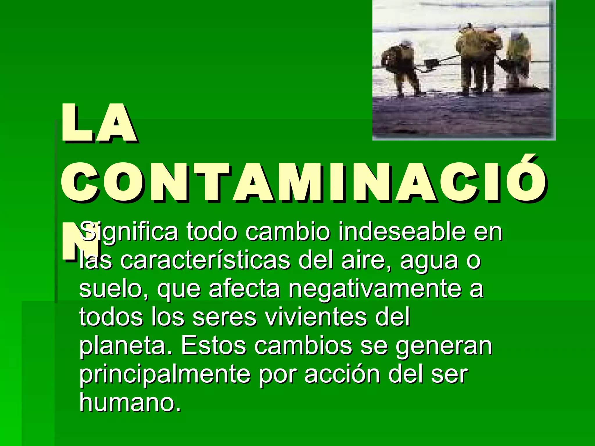 Contaminacion | PPT