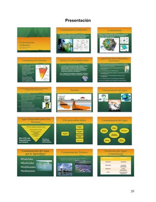 31 
Presentación 
 
