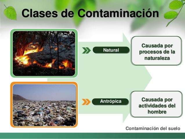 Contaminacion causada por el hombre Contaminacion causada por el hombre