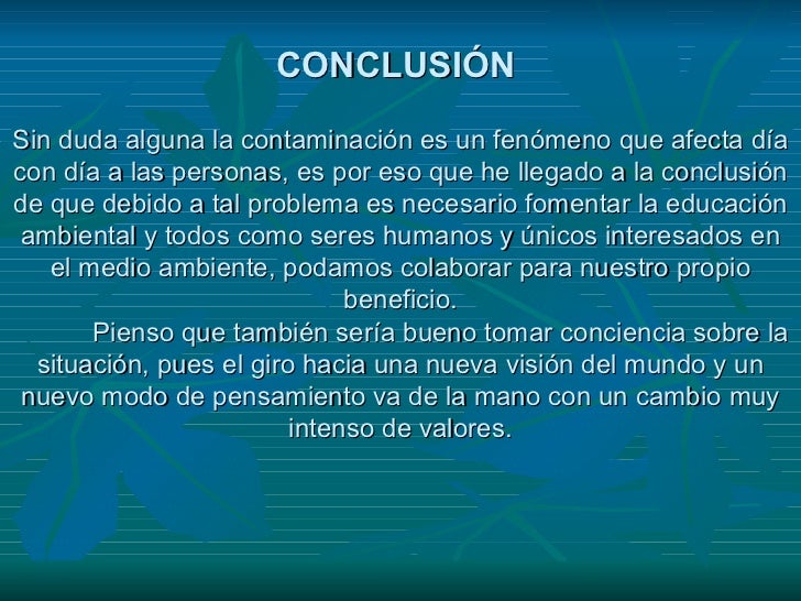 Contaminacion