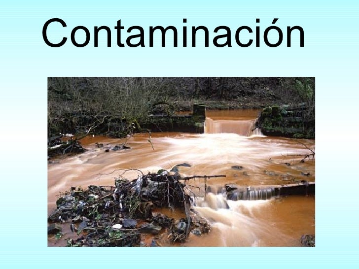 contaminación del agua