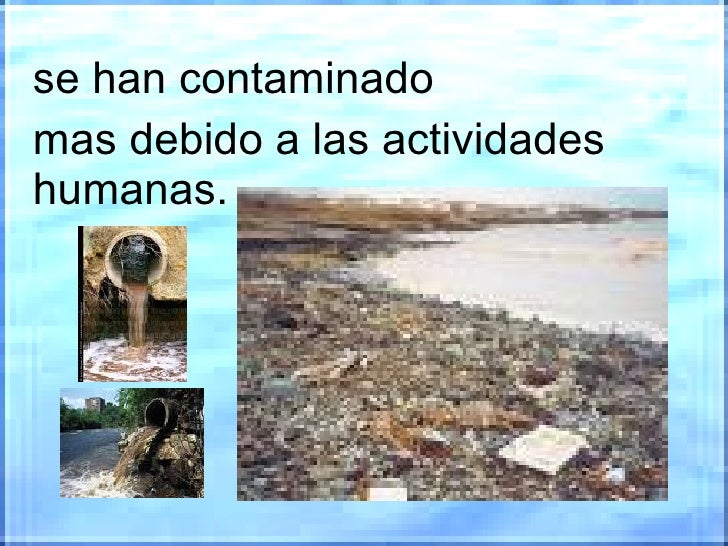contaminación del agua
